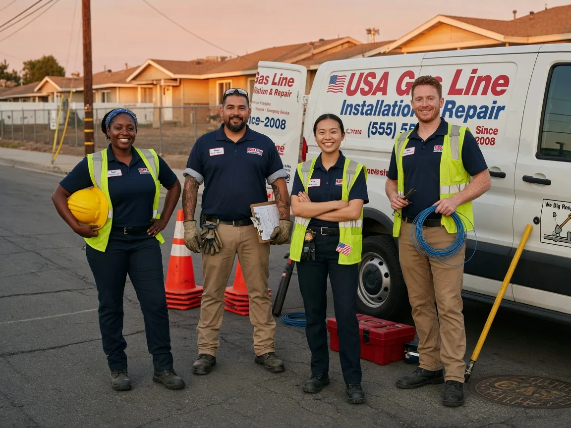 Gas Line Installation company in Tom Bean, TX